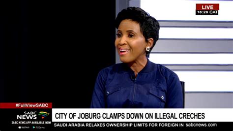 City Of Joburgs Plans To Clamp Down On Illegal Creches Dr Mpho Phalatse Youtube