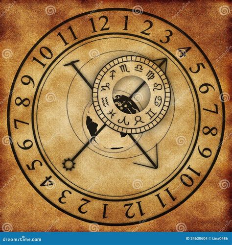 Astronomical Clock Cartoon Vector | CartoonDealer.com #12617475