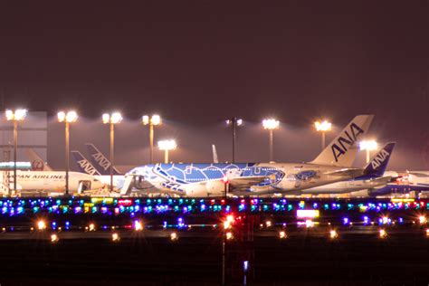 成田空港の夜景を撮影 さくらの山 スマホですら写真を撮らない僕が一眼レフを買ってみた！