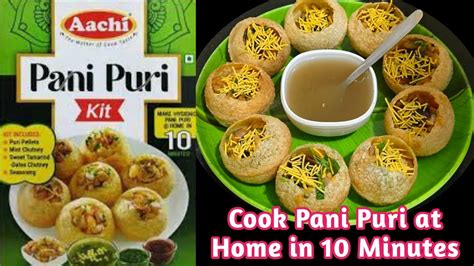 Aachi Pani Puri Kit Instant Pani Puri Pani Puri Recipe In Tamil