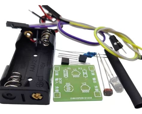 Kit Sensor De Luz Con Ldr Sin Arduino Electronica Paquete Meses Sin