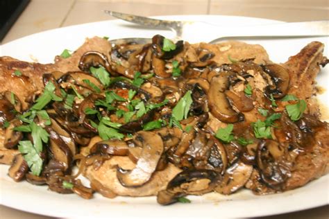 Mushroom Pork Chops Marsala Rosemaries Kitchen