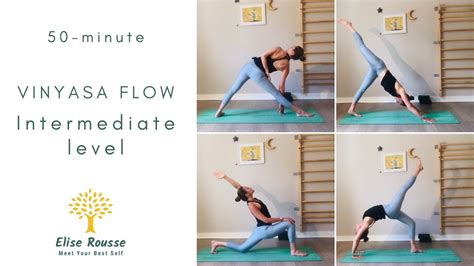 50 Min Intermediate VINYASA Flow New Fun Moves And Transitions The