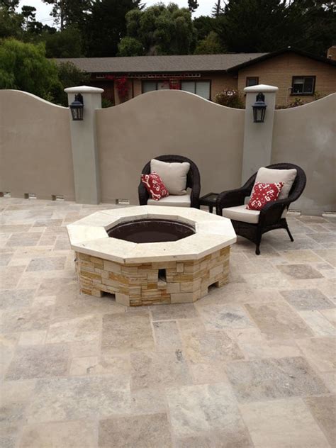 Recent Custom Build Gas Fire Pit Completed by Fine's Gas - Contemporary ...