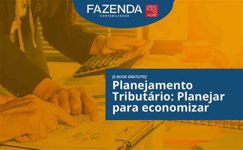 eBook gratuito Planejamento tributário planejar para economizar