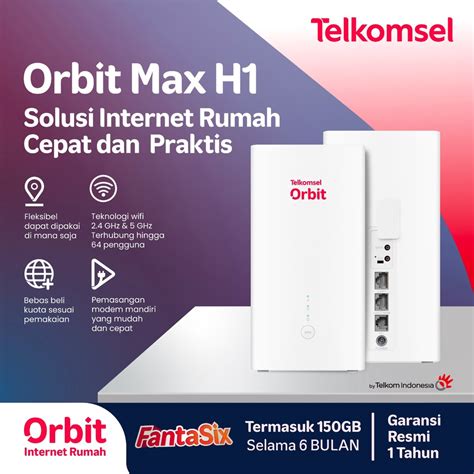 Jual Telkomsel Orbit Max H Modem Wifi G High Speed Bonus Data