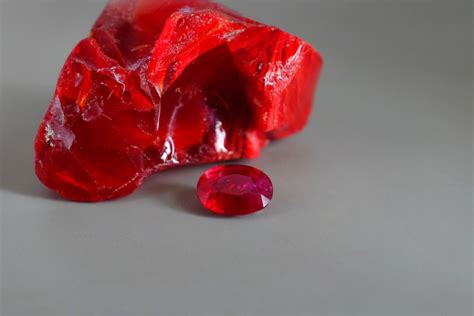 6ct Unheated Pigeon Blood Red Ruby Gemstone Singapore Island