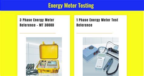 Watt Hour Meter Test Equipment Edu Svet Gob Gt