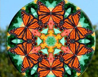 Atrapasueños de mariposa monarca hecho de vidrieras colgantes Regalo