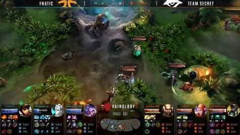 Eu Finals Fnatic Vs Team Secret Game Vainglory Spring Opener Eu