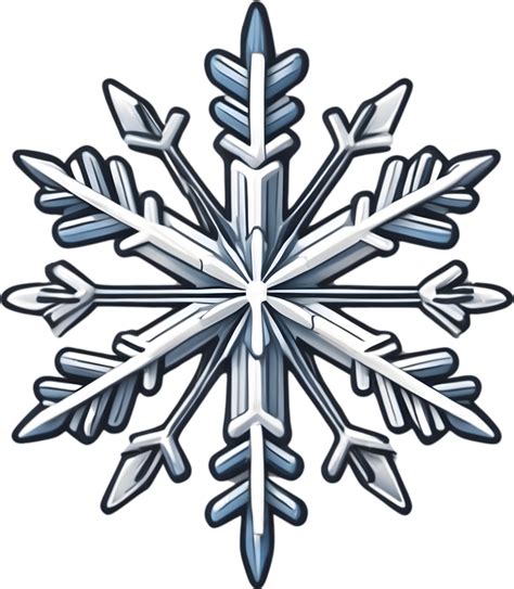 Snowflake Clip Art Png Ai Generative 33672525 Png