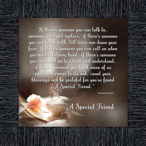 A Special Friend, Poem about Friendship, Thank You to My Best Friend Picture Frame, 10x10 8612 ...