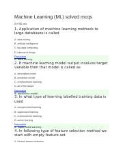 Machine Learning Ics Solved Set Docx Machine Learning Ml Solved