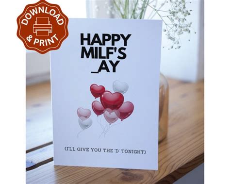 Printable Mothers Day Card From Husband Funny Mothers Day Card For Wife Happy Mothers Day