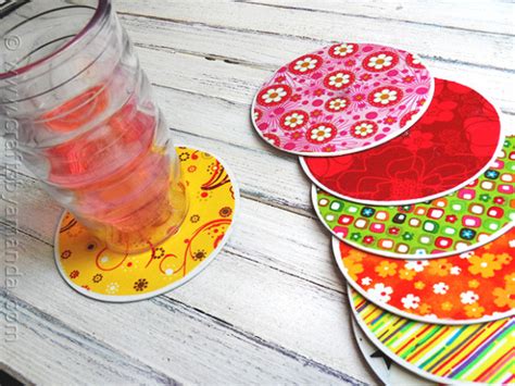 Recycled CD Coasters | Fun Family Crafts