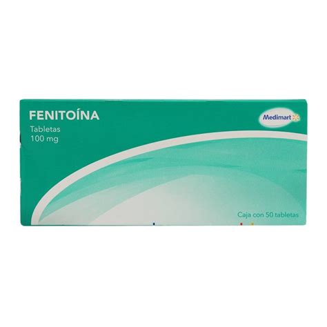 Fenitoína Medi Mart 100 Mg 50 Tabletas Walmart