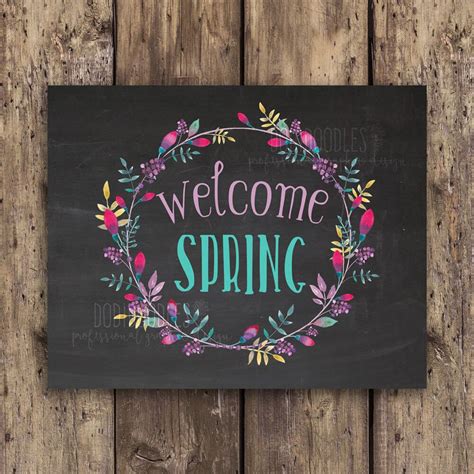 31 Fabulous Spring And Easter Signs That Are Trendy This Year Welcome