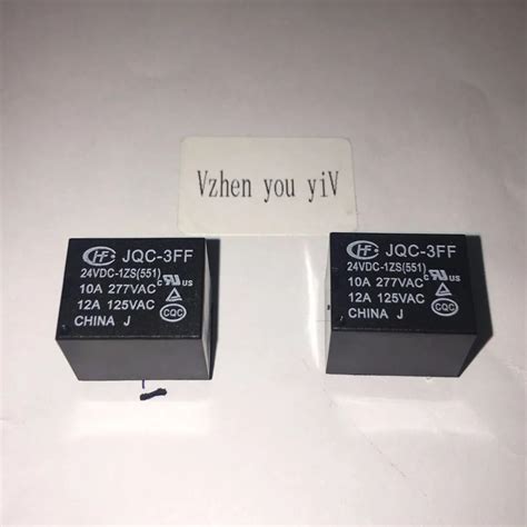 Pcs Original Power Relay Jqc Ff Vdc Zs Jqc Ff V Hf Pin In