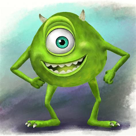 Mike Wazowski fan art by BasiaOwczarek on DeviantArt