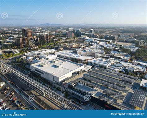 Aerial View Of Utc Westfield Shopping Mall Large Commercial Center In