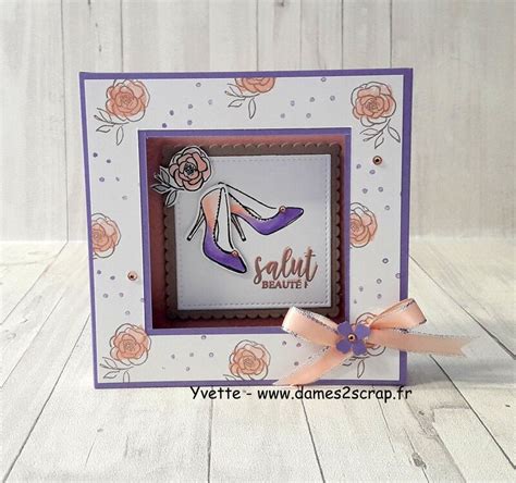 D Fi N Une Carte Cadre Et Son Tuto Vid O Yvette Dames Scrap