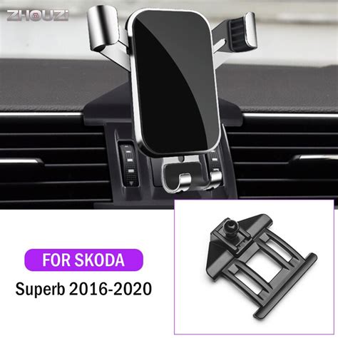 Car Mobile Phone Holder For Skoda Karoq Kamiq Octa Grandado