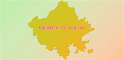 Agriculture in Rajasthan - RajRAS | RAS Exam Preparation