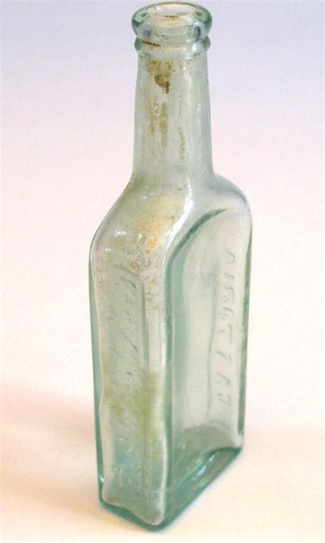 Antique Quack Medicine Bottle Chas H Fletcher S Castoria Etsy Antique Glass Bottles Old