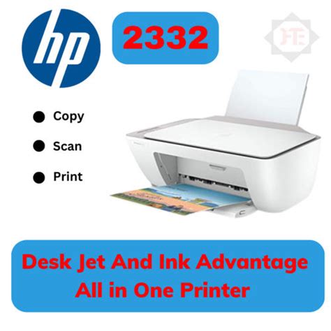 White Hp Desk Jet And Ink Advantage 2332 All In One Printer At Best Price In Mumbai Hi Tech