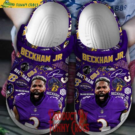 Baltimore Ravens Beckham Jr Crocs Slippers Discover Comfort And Style