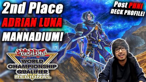 Yu Gi Oh Phni Regional Nd Place Mannadium Deck Profile Ft Adrian