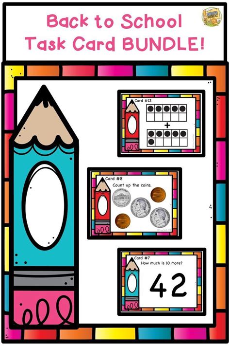 Math Task Card Bundle Different Sets Place Value Ppw Time