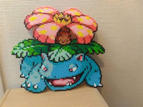 Sprite Florizarre venusaur évolution starter pokémon Hama beads