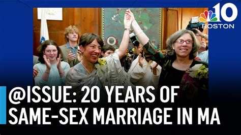 Issue 20 Years Of Same Sex Marriage In Massachusetts Youtube