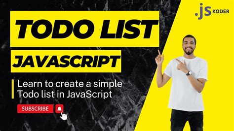 Todo List Javascript Learn To Create A Simple Todo List In Javascript