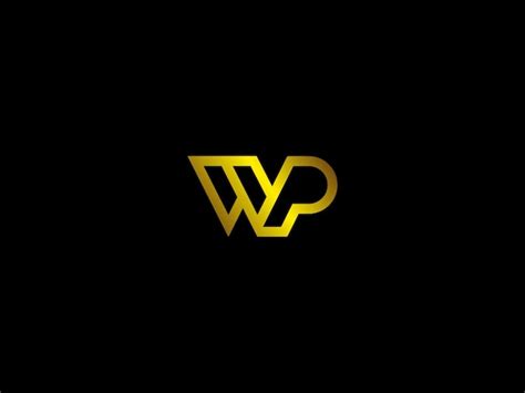 Desenho Do Logotipo Do Wp Vetor Premium