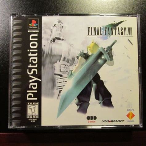 Final Fantasy Vii Sony Playstation Psone Psx Ps Complete