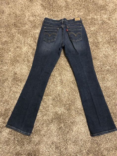 Levis 515 Womens Jeans Size 4m Bootcut Mid Rise Medium Wash Blue Denim