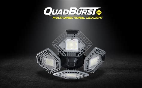 Quadburst By Bell Howell LED Lighting With 5 500 Lumens 4 Multi