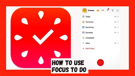 How To Use Focus To Do App Pomodoro Technique App Explained Focus