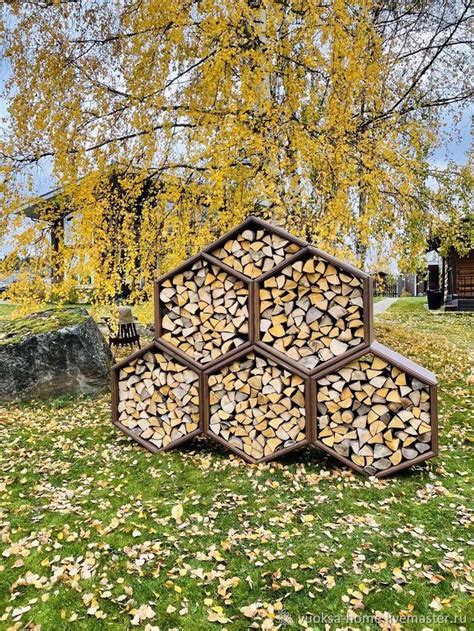 Уличная дровница из дерева VUOKSA-WOOD для дачи, 5 сот в интернет ...