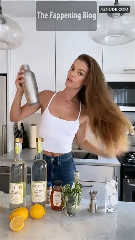 Nina Agdal Sexy Poses Showing Off Her Hot Cleavage In A Video On Social