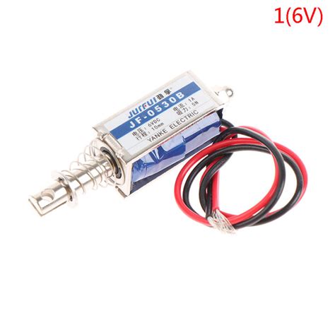 MUXI DC 6V 12V 24V Magnetic Solenoid Push Pull Open Frame Electromagnet