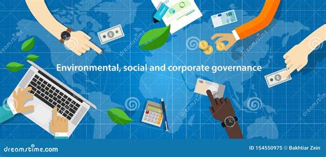 Esg Concept Of Environmental Social And Governance In Sustainable And