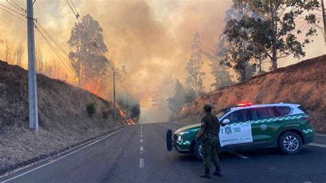 Galvarino Se Mantiene En Alerta Roja Por Incendio Forestal Cooperativa Cl