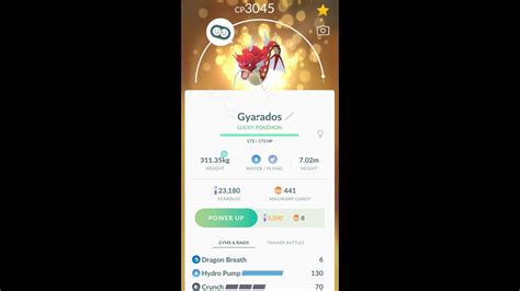 Shiny Gyarados Lucky Trade Lucky Pokemon Pokemon Go Youtube