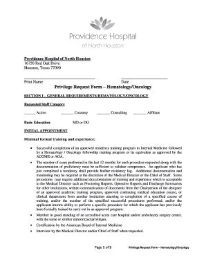 Fillable Online Providence Hospital Of North Houston Fax Email Print