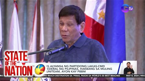 Paglagda Ng Alyansa Ng Partidong Lakas CMD At Partido Federal Ng