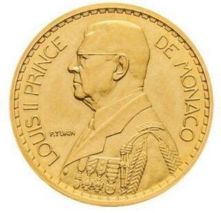 Francs Louis Ii Gold Piedfort Essai Monaco Numista