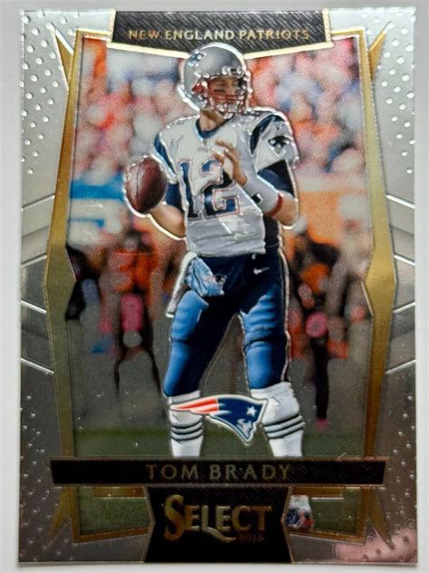 Tom Brady 2016 Panini Select 13 New England Patriots Concourse Ebay